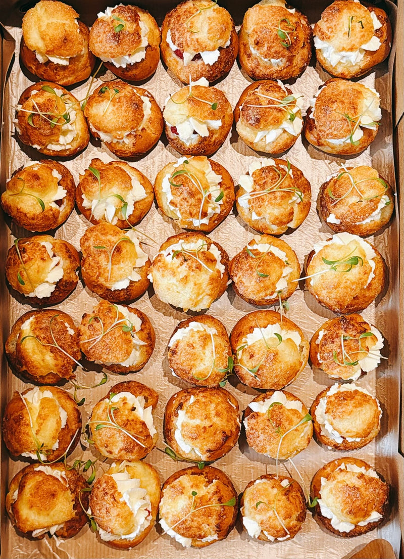 Box petits choux à la mousse de saumon
